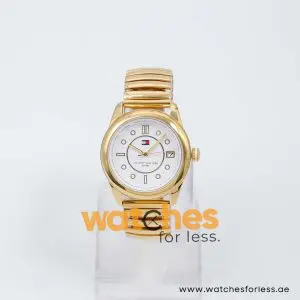 Tommy Hilfiger Women’s Quartz Gold Stainless Steel White Dial 38mm Watch 1781011