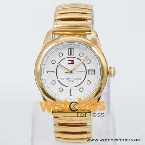 Tommy Hilfiger Women’s Quartz Gold Stainless Steel White Dial 38mm Watch 1781011