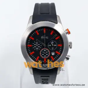 Lacoste Men’s Quartz Black Silicone Strap Black Dial 42mm Watch 2010400 UAE DUBAI AJMAN SHARJAH ABU DHABI RAS AL KHAIMA UMM UL QUWAIN ALAIN FUJAIRAH