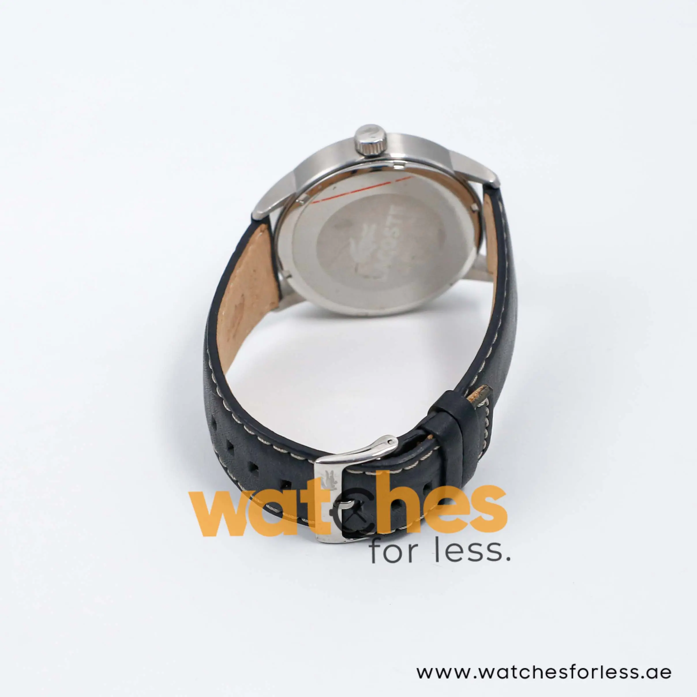 Lacoste Men’s Quartz Black Leather Strap Black Dial 44mm Watch 2010499/1 UAE DUBAI AJMAN SHARJAH ABU DHABI RAS AL KHAIMA UMM UL QUWAIN ALAIN FUJAIRAH