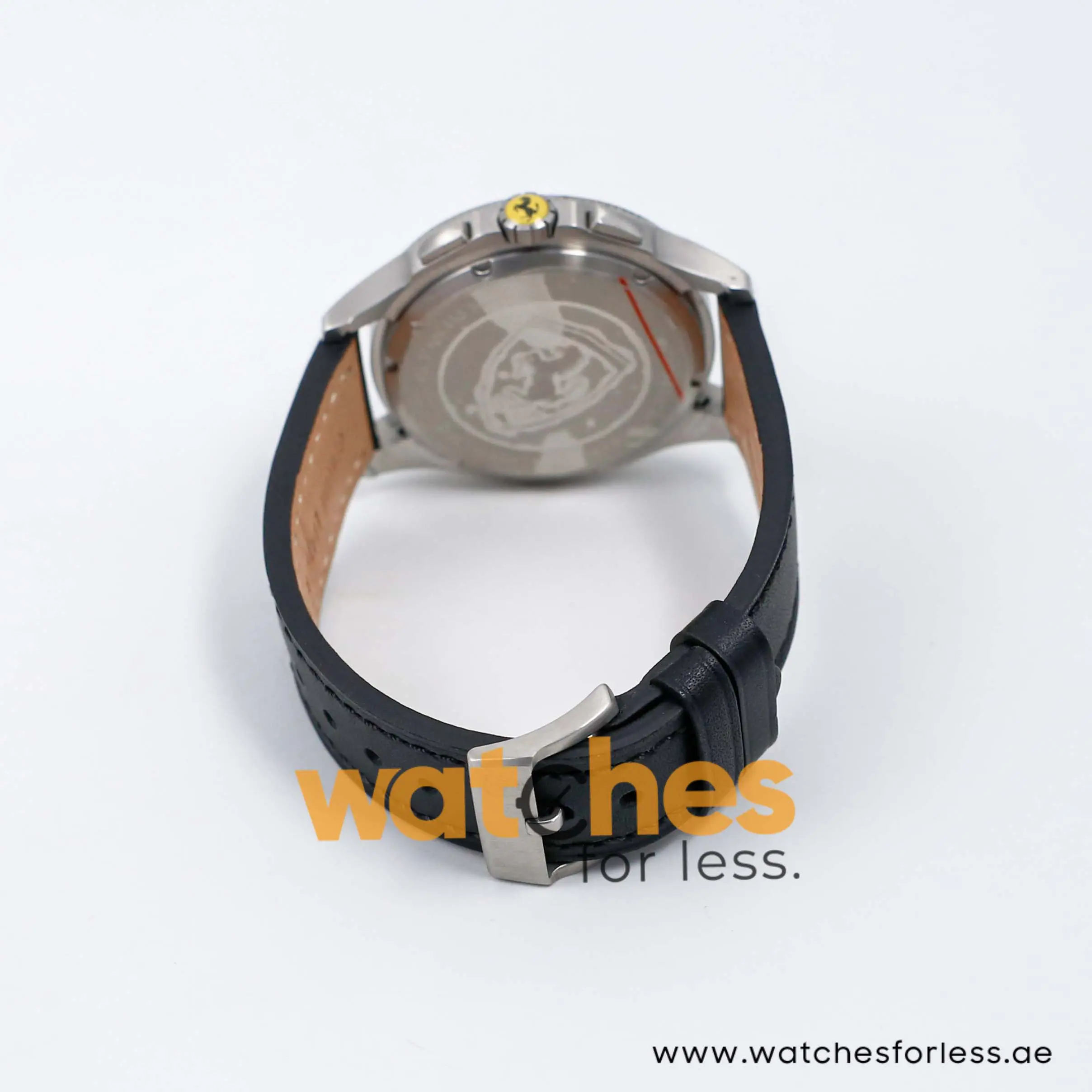 Ferrari Men’s Quartz Black Leather Strap Blue Dial 44mm Watch 830041/4 UAE DUBAI AJMAN SHARJAH ABU DHABI RAS AL KHAIMA UMM UL QUWAIN ALAIN FUJAIRAH