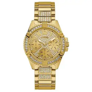 Guess Women’s Quartz Gold Stainless Steel Gold Dial 40mm Watch W1156L2 UAE DUBAI AJMAN SHARJAH ABU DHABI RAS AL KHAIMA UMM UL QUWAIN ALAIN FUJAIRAH