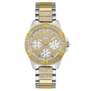 Guess Women’s Quartz Two Tone Stainless Steel Gold Dial 40mm Watch W1156L5 UAE DUBAI AJMAN SHARJAH ABU DHABI RAS AL KHAIMA UMM UL QUWAIN ALAIN FUJAIRAH