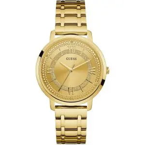 Guess Women’s Quartz Gold Stainless Steel Gold Dial 40mm Watch W0933L2 UAE DUBAI AJMAN SHARJAH ABU DHABI RAS AL KHAIMA UMM UL QUWAIN ALAIN FUJAIRAH