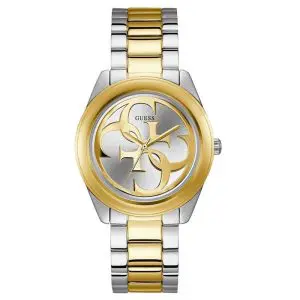 Guess Women’s Quartz Two Tone Stainless Steel Silver Dial 40mm Watch W1082L5 UAE DUBAI AJMAN SHARJAH ABU DHABI RAS AL KHAIMA UMM UL QUWAIN ALAIN FUJAIRAH