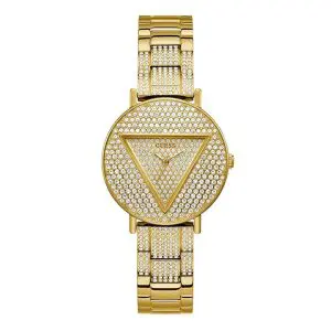 Guess Women’s Quartz Gold Stainless Steel Champagne Dial 36mm Watch GW0512L2