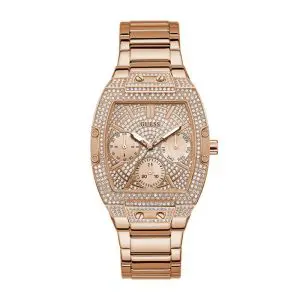 Guess Women’s Quartz Rose Gold Stainless Steel Rose Gold Dial 38mm Watch GW0104L3