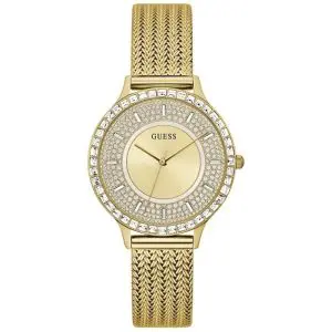 Guess Women’s Quartz Gold Stainless Steel Gold Dial 38mm Watch GW0402L2