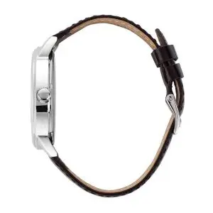 Guess Men’s Quartz Brown Leather Strap Off-White Dial 44mm Watch W0870G1 UAE DUBAI AJMAN SHARJAH ABU DHABI RAS AL KHAIMA UMM UL QUWAIN ALAIN FUJAIRAH