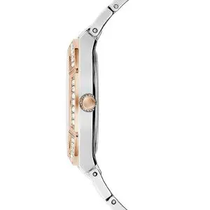 Guess Women’s Quartz Two-tone Stainless Steel Silver Dial 36mm Watch GW0033L9