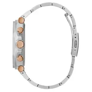 Alternative view of Guess Men’s Quartz Silver Stainless Steel Blue Dial 46mm Watch GW0539G1