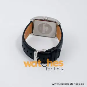 Lacoste Men’s Quartz Black Leather Strap White Dial 37mm Watch 2010559/1