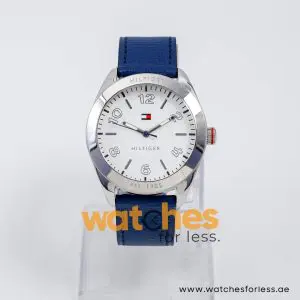 Tommy Hilfiger Women’s Quartz Navy Blue Hybrid Strap White Dial 40mm Watch TH1923141311/3