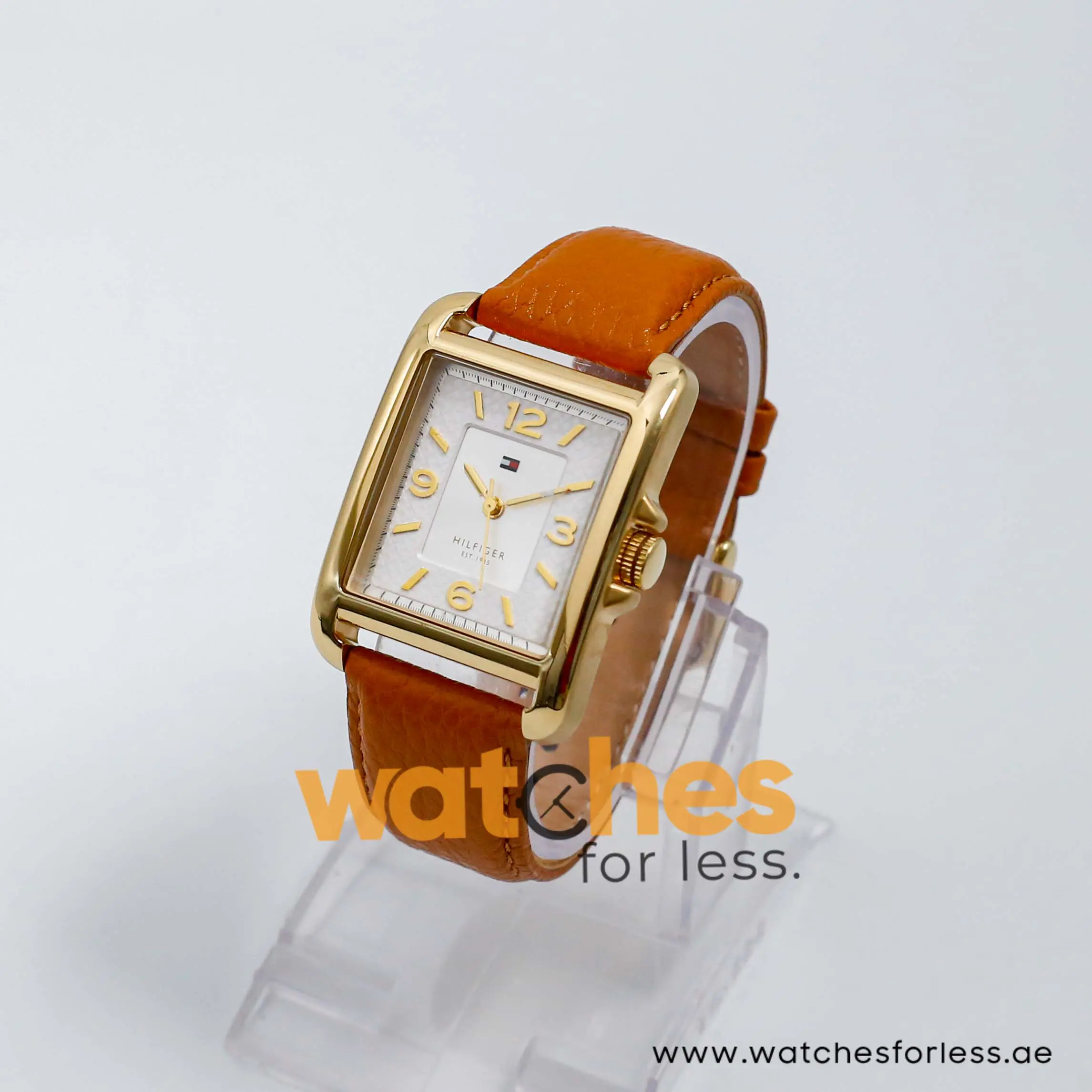 Tommy Hilfiger Women’s Quartz Camel Brown Leather Strap Silver Dial 32mm Watch 1781210