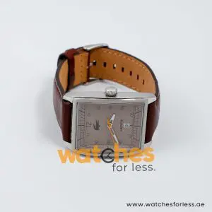 Lacoste Men’s Quartz Dark Brown Leather Strap Light Brown Dial 36mm Watch 2010561