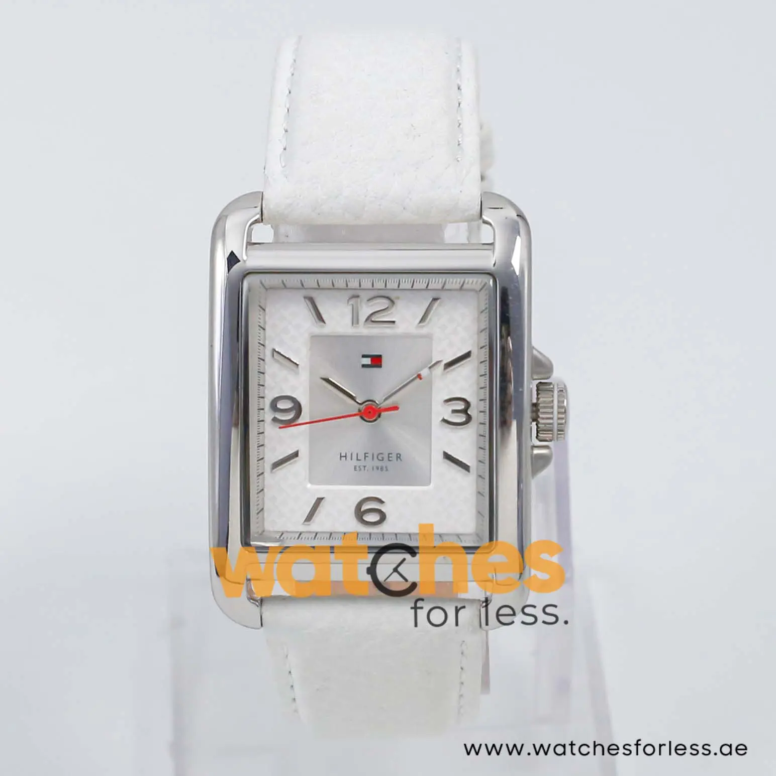 Tommy Hilfiger Women’s Quartz White Leather Strap Silver & White Dial 32mm Watch 1781197