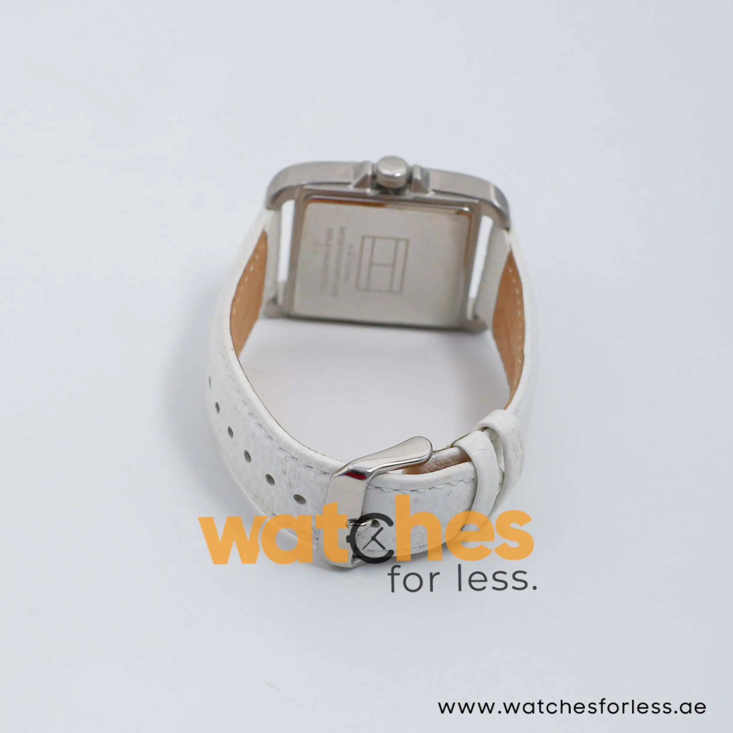 Tommy Hilfiger Women’s Quartz White Leather Strap Silver & White Dial 32mm Watch 1781197