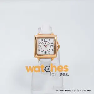 Tommy Hilfiger Women’s Quartz White Leather Strap White Dial 33mm Watch 1780867