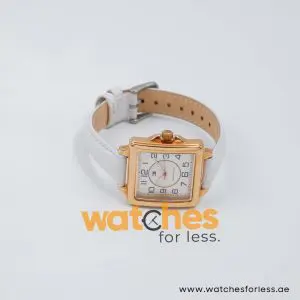 Tommy Hilfiger Women’s Quartz White Leather Strap White Dial 33mm Watch 1780867