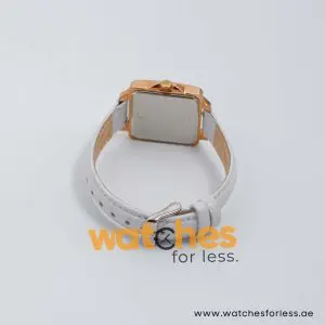 Tommy Hilfiger Women’s Quartz White Leather Strap White Dial 33mm Watch 1780867