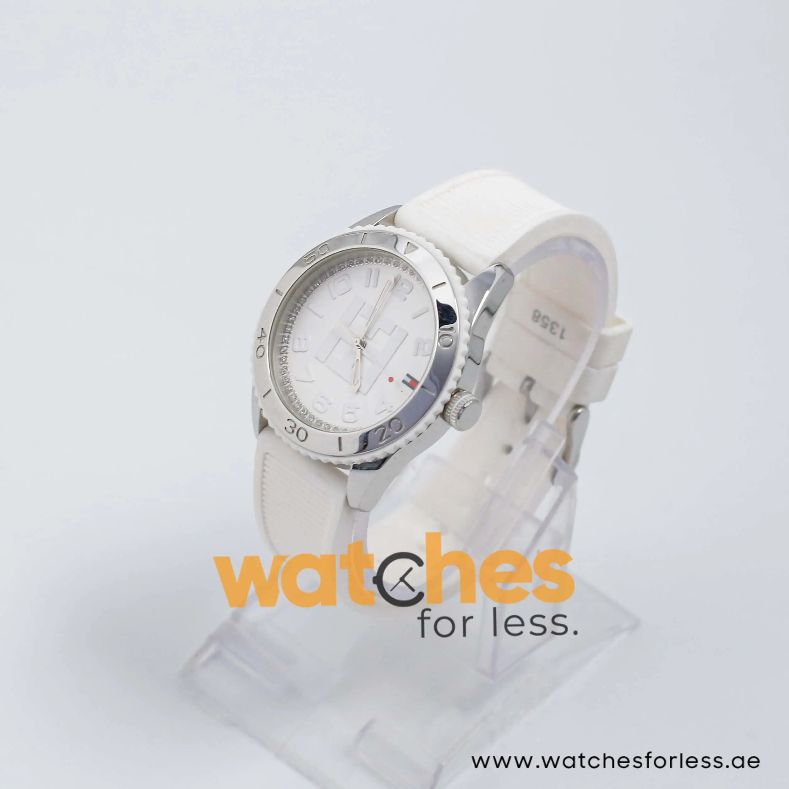 Tommy Hilfiger Women’s Quartz White Silicone Strap White Dial 38mm Watch 1781122