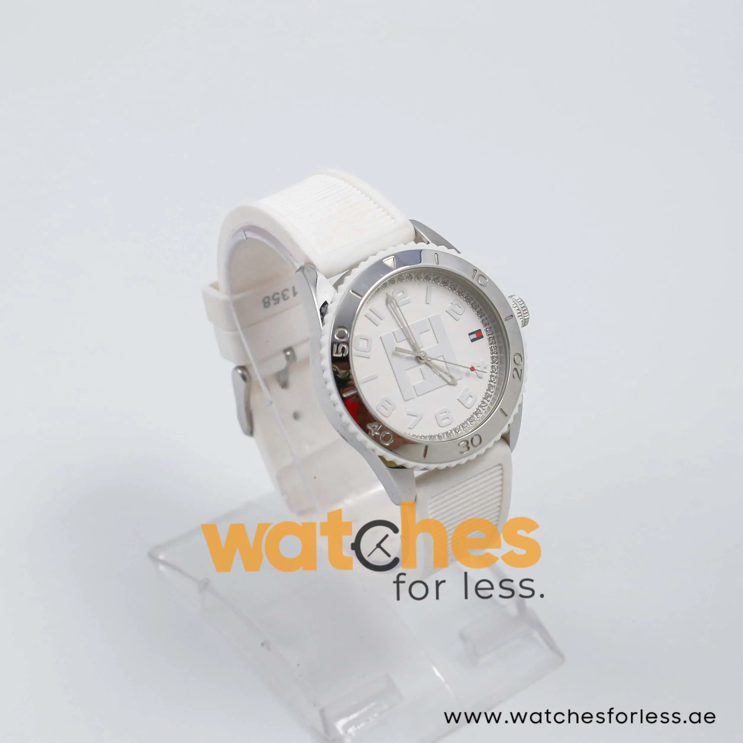 Tommy Hilfiger Women’s Quartz White Silicone Strap White Dial 38mm Watch 1781122