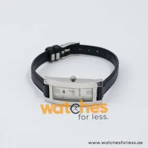 Tommy Hilfiger Women’s Quartz Black Leather Strap Silver Sunray Dial 17mm Watch 1780310