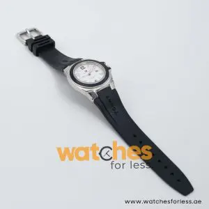 Tommy Hilfiger Women’s Quartz Black Silicone Strap White Dial 32mm Watch 1780917