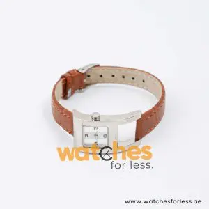Tommy Hilfiger Women’s Quartz Brown Leather Strap Silver Dial 21mm Watch 1780162/1
