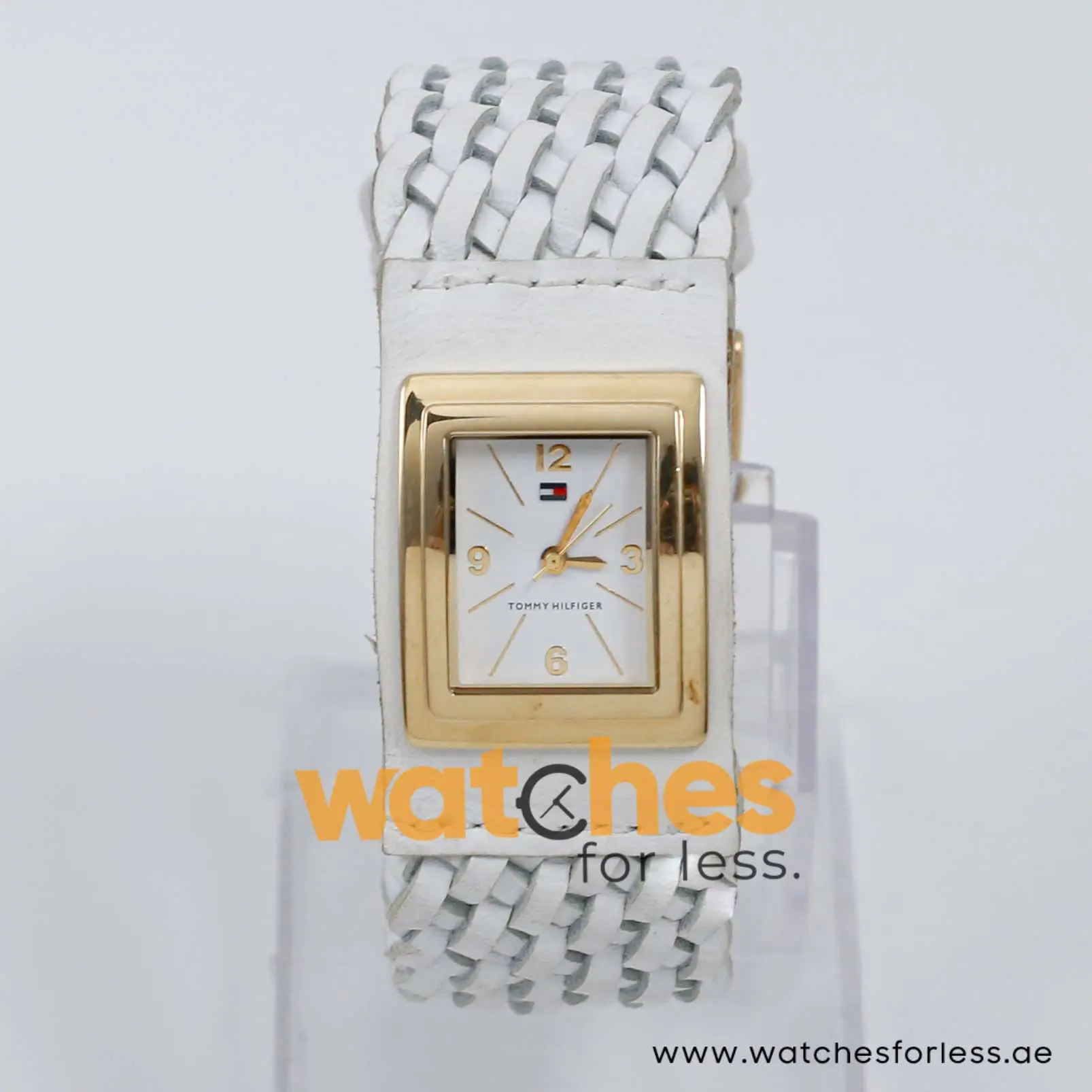 Tommy Hilfiger Women’s Quartz White Leather Strap White Dial 23mm Watch T00263