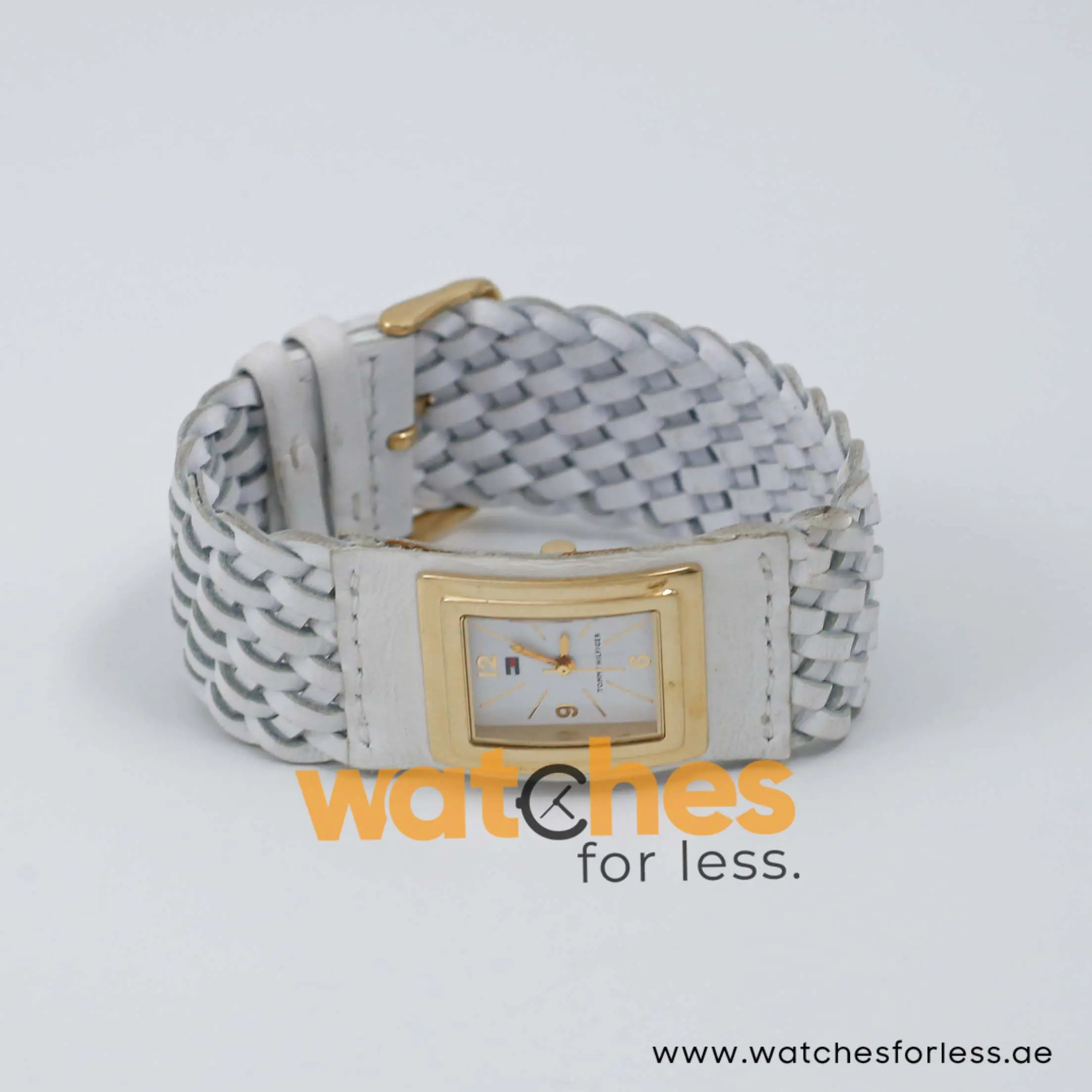 Tommy Hilfiger Women’s Quartz White Leather Strap White Dial 23mm Watch T00263 - Image 3