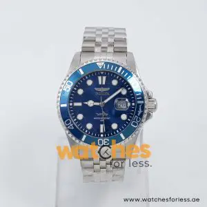 Invicta Men’s Quartz Silver Stainless Steel Blue Dial 43mm Watch 30610/1