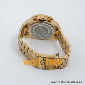 Invicta Men’s Quartz Gold Stainless Steel Blue Dial 49mm Watch 22762