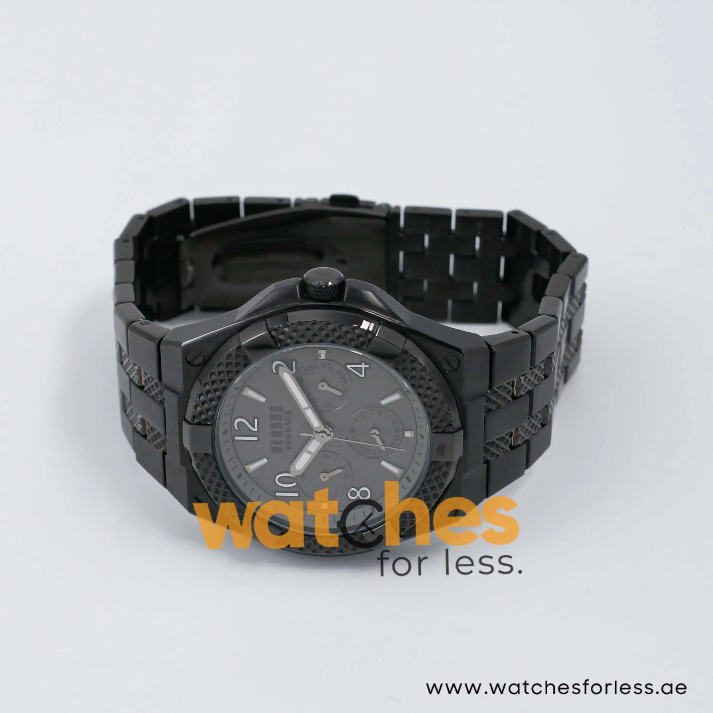 Versus by Versace Men’s Quartz Black Stainless Steel Black Dial 46mm Watch VSPEW1922 - Image 2