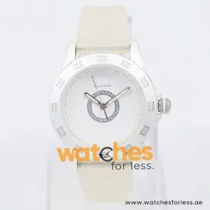 Tommy Hilfiger Women’s Quartz Transparent Silicone Strap White Dial 39mm Watch 1781096 UAE DUBAI AJMAN SHARJAH ABU DHABI RAS AL KHAIMA UMM UL QUWAIN ALAIN FUJAIRAH