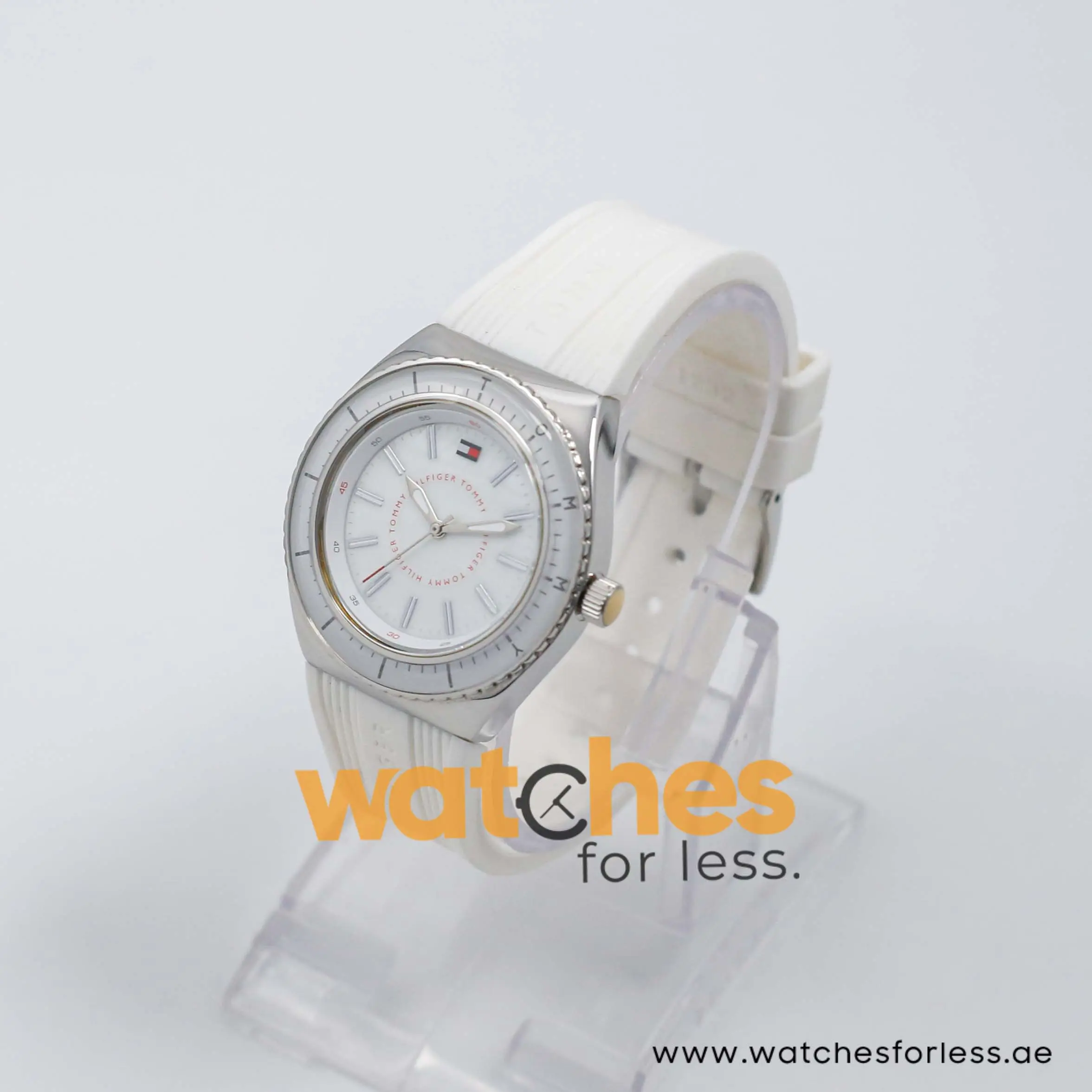 Tommy Hilfiger Women’s Quartz White Silicone Strap White Dial 36mm Watch 1781006 UAE DUBAI AJMAN SHARJAH ABU DHABI RAS AL KHAIMA UMM UL QUWAIN ALAIN FUJAIRAH