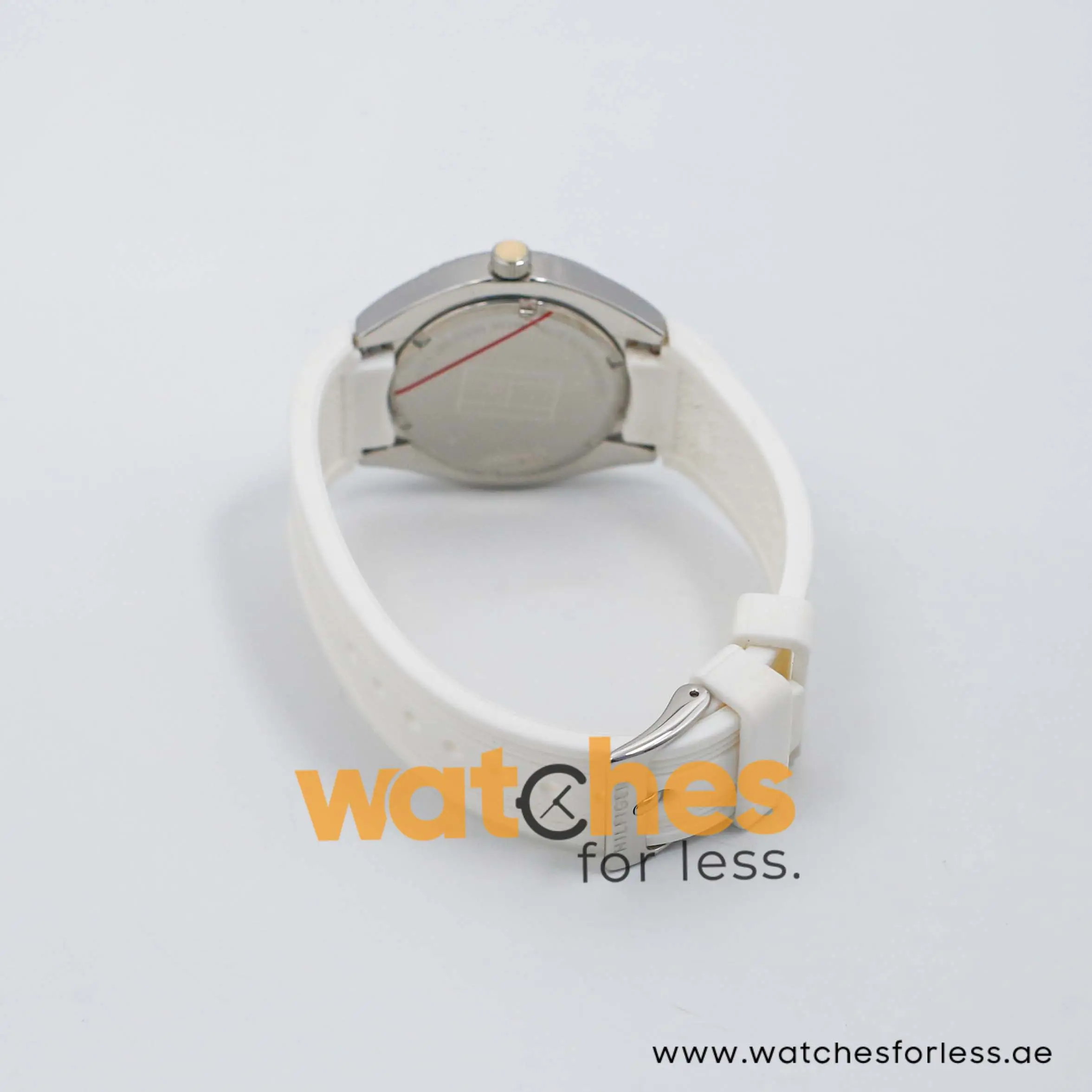 Tommy Hilfiger Women’s Quartz White Silicone Strap White Dial 36mm Watch 1781006 UAE DUBAI AJMAN SHARJAH ABU DHABI RAS AL KHAIMA UMM UL QUWAIN ALAIN FUJAIRAH