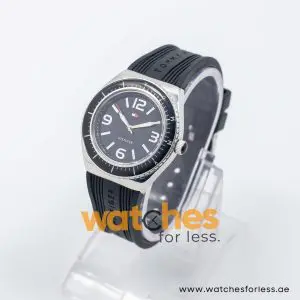Tommy Hilfiger Women’s Quartz Black Silicone Strap Black Dial 36mm Watch 1781005 UAE DUBAI AJMAN SHARJAH ABU DHABI RAS AL KHAIMA UMM UL QUWAIN ALAIN FUJAIRAH