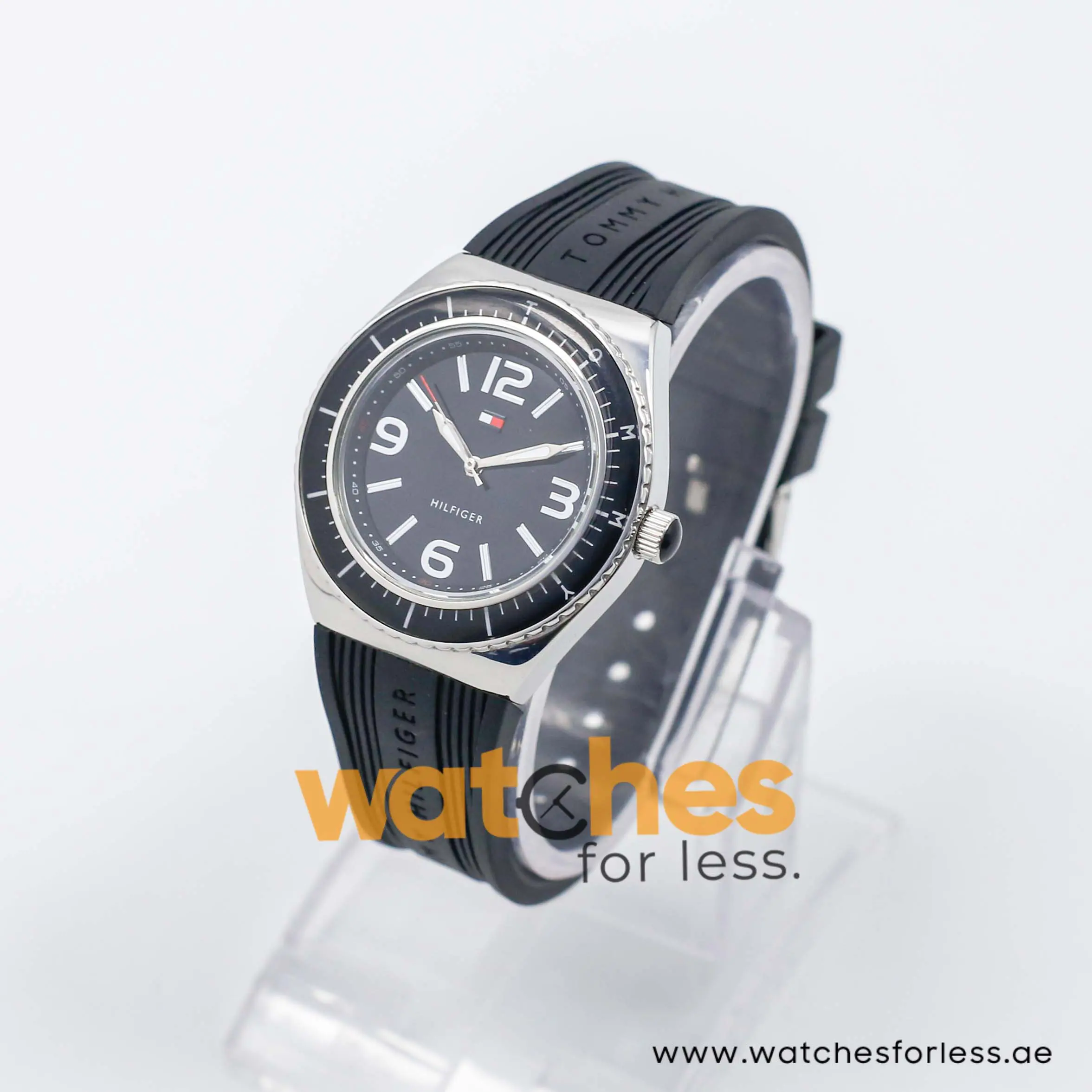 Tommy Hilfiger Women’s Quartz Black Silicone Strap Black Dial 36mm Watch 1781005 UAE DUBAI AJMAN SHARJAH ABU DHABI RAS AL KHAIMA UMM UL QUWAIN ALAIN FUJAIRAH
