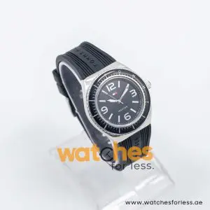 Tommy Hilfiger Women’s Quartz Black Silicone Strap Black Dial 36mm Watch 1781005 UAE DUBAI AJMAN SHARJAH ABU DHABI RAS AL KHAIMA UMM UL QUWAIN ALAIN FUJAIRAH
