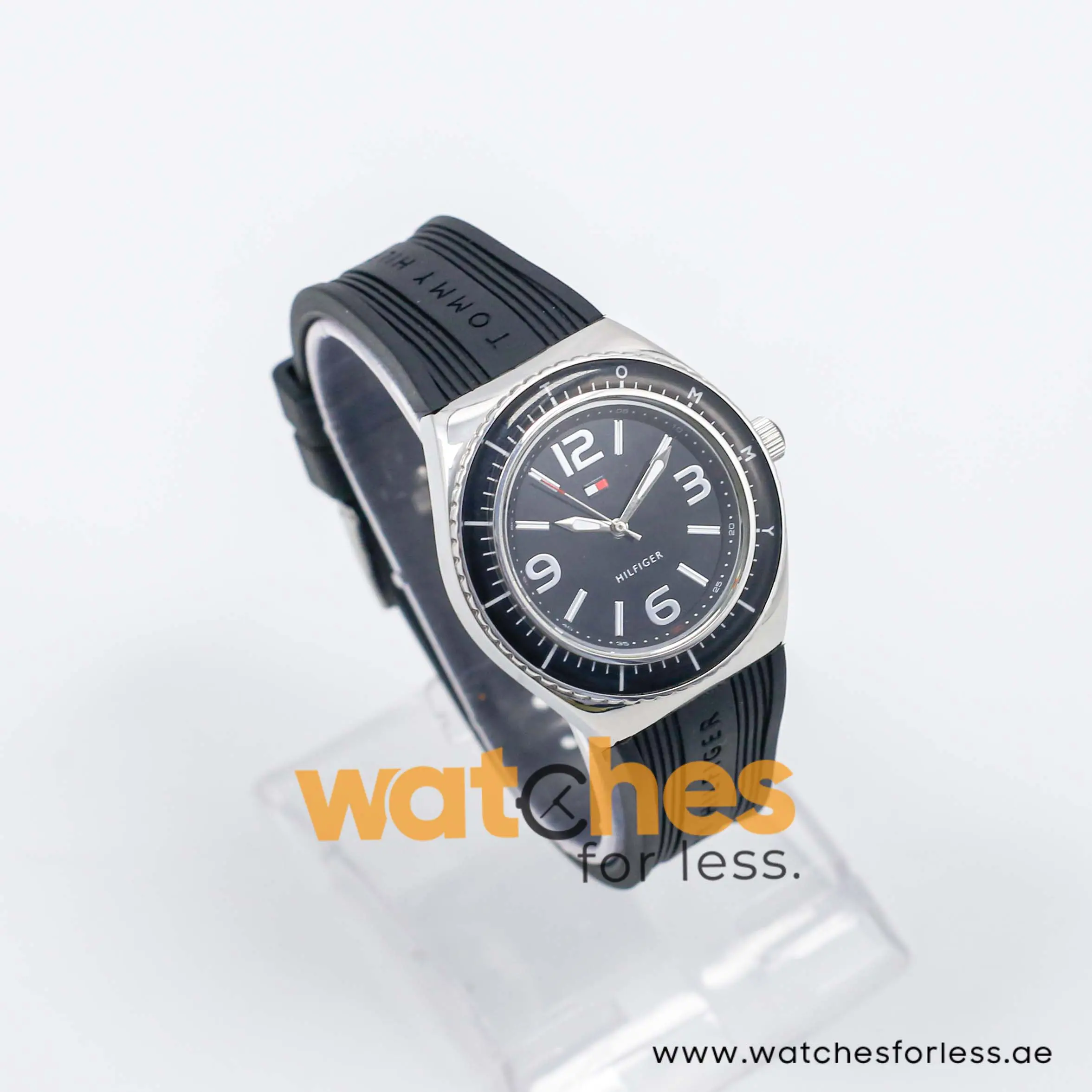 Tommy Hilfiger Women’s Quartz Black Silicone Strap Black Dial 36mm Watch 1781005 UAE DUBAI AJMAN SHARJAH ABU DHABI RAS AL KHAIMA UMM UL QUWAIN ALAIN FUJAIRAH