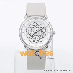 Tommy Hilfiger Women’s Quartz Grey Leather Strap Mother Of Pearl Dial 36mm Watch 1780948 UAE DUBAI AJMAN SHARJAH ABU DHABI RAS AL KHAIMA UMM UL QUWAIN ALAIN FUJAIRAH