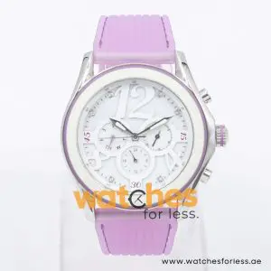 Tommy Hilfiger Women’s Quartz Purple Silicone Strap White Dial 45mm Watch 1780970 UAE DUBAI AJMAN SHARJAH ABU DHABI RAS AL KHAIMA UMM UL QUWAIN ALAIN FUJAIRAH