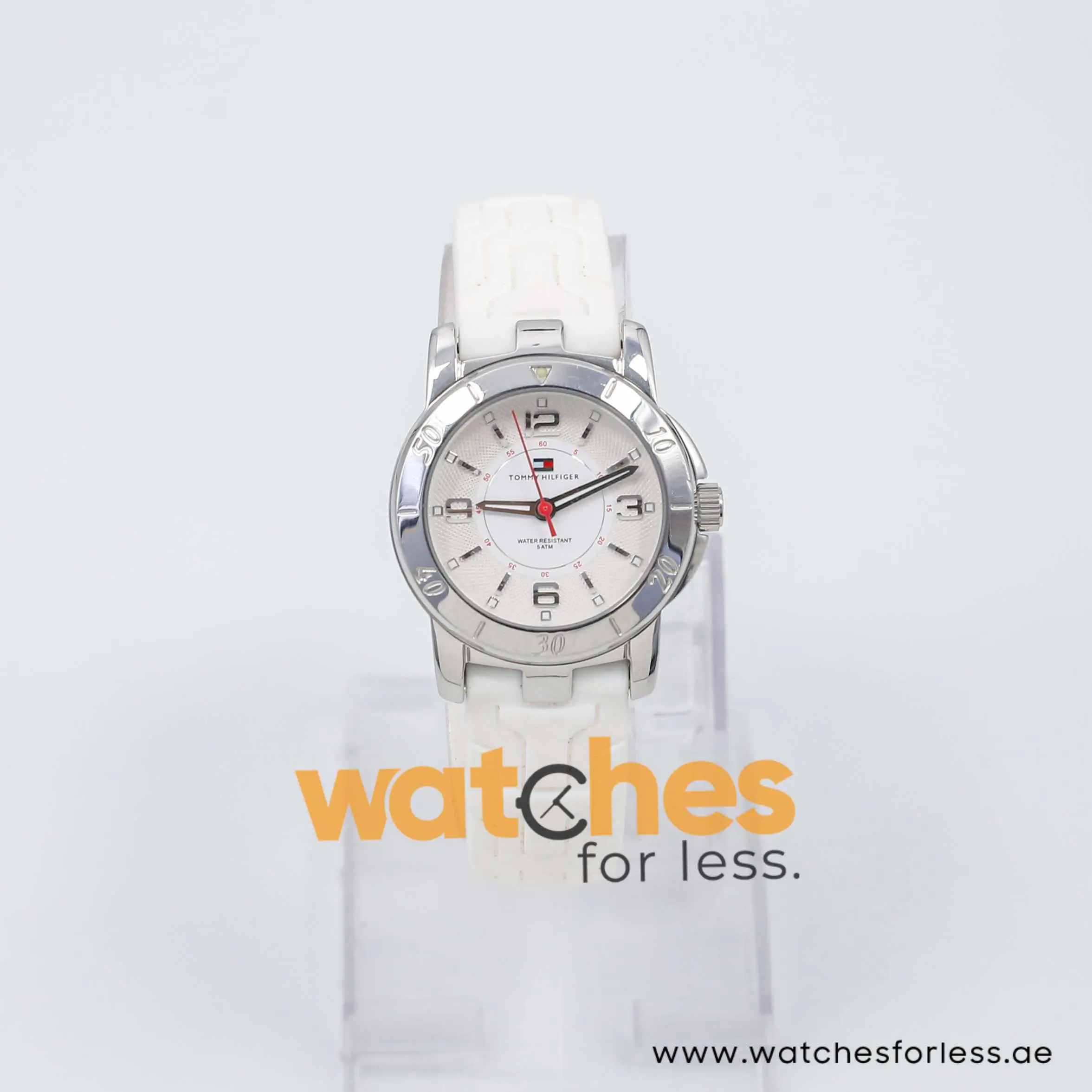Tommy Hilfiger Women’s Quartz White Silicone Strap White Dial 31mm Watch 1780739 UAE DUBAI AJMAN SHARJAH ABU DHABI RAS AL KHAIMA UMM UL QUWAIN ALAIN FUJAIRAH
