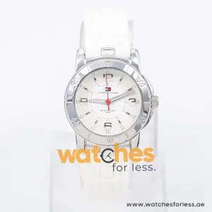 Tommy Hilfiger Women’s Quartz White Silicone Strap White Dial 31mm Watch 1780739 UAE DUBAI AJMAN SHARJAH ABU DHABI RAS AL KHAIMA UMM UL QUWAIN ALAIN FUJAIRAH