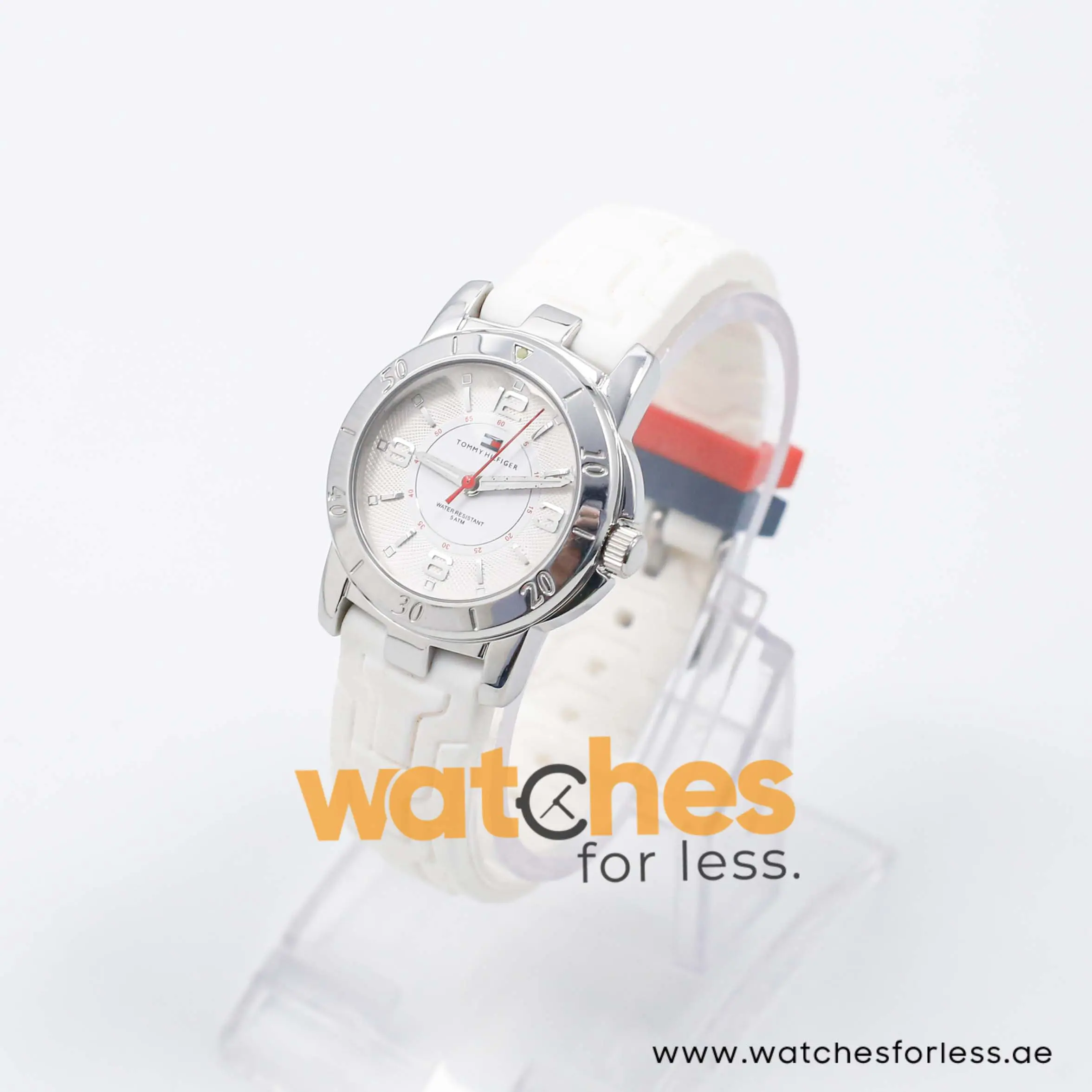 Tommy Hilfiger Women’s Quartz White Silicone Strap White Dial 31mm Watch 1780739 UAE DUBAI AJMAN SHARJAH ABU DHABI RAS AL KHAIMA UMM UL QUWAIN ALAIN FUJAIRAH
