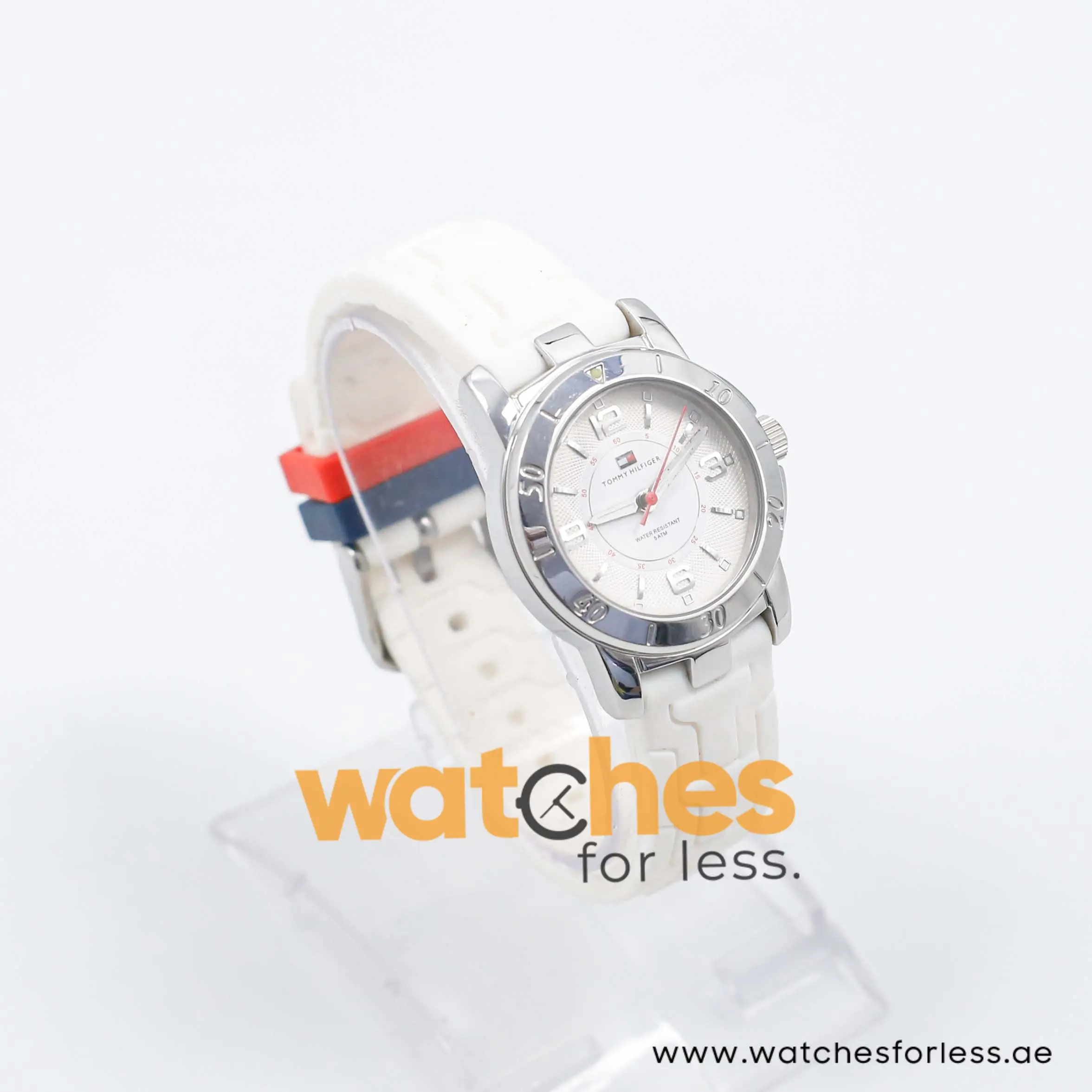 Tommy Hilfiger Women’s Quartz White Silicone Strap White Dial 31mm Watch 1780739 UAE DUBAI AJMAN SHARJAH ABU DHABI RAS AL KHAIMA UMM UL QUWAIN ALAIN FUJAIRAH