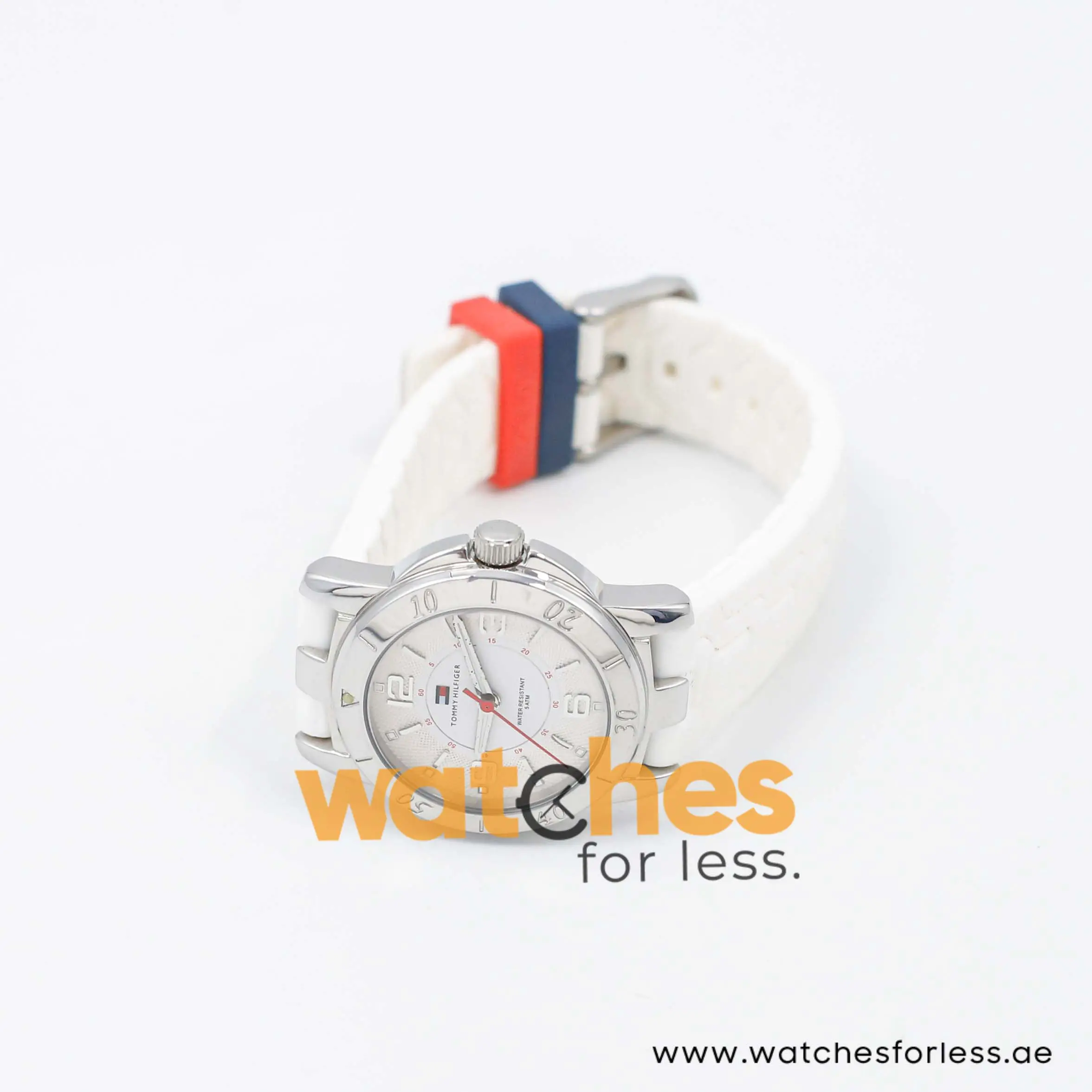Tommy Hilfiger Women’s Quartz White Silicone Strap White Dial 31mm Watch 1780739 UAE DUBAI AJMAN SHARJAH ABU DHABI RAS AL KHAIMA UMM UL QUWAIN ALAIN FUJAIRAH
