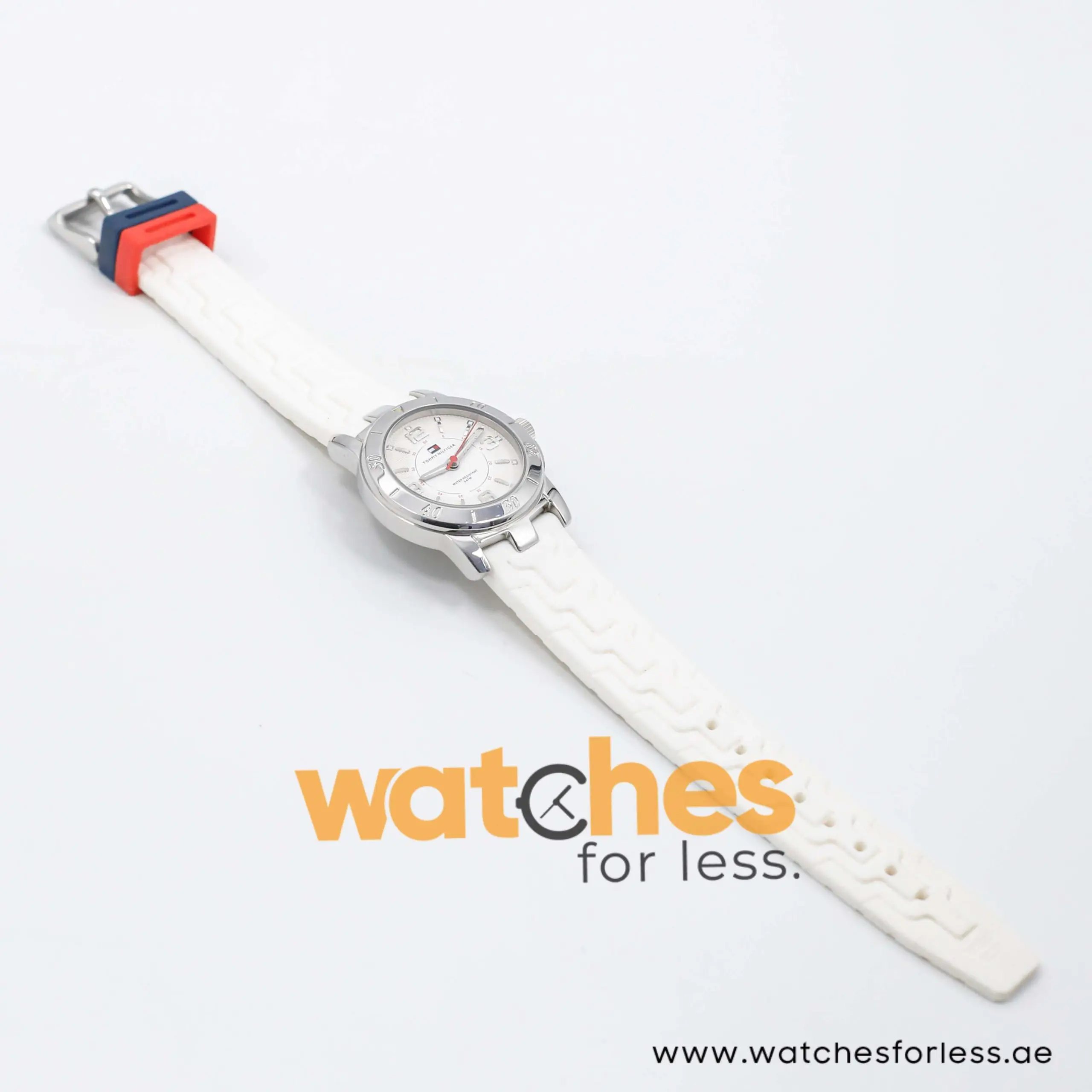 Tommy Hilfiger Women’s Quartz White Silicone Strap White Dial 31mm Watch 1780739 UAE DUBAI AJMAN SHARJAH ABU DHABI RAS AL KHAIMA UMM UL QUWAIN ALAIN FUJAIRAH