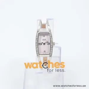 Elle Women’s Quartz White Leather Strap Mother Of Pearl Dial 19mm Watch EL20001S3C UAE DUBAI AJMAN SHARJAH ABU DHABI RAS AL KHAIMA UMM UL QUWAIN ALAIN FUJAIRAH